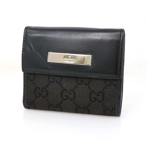 Yahoo!オークション -「gucci グッチ ggキャンバス二つ折り財布 Yahoo!オークション -「gucci グッチ ggキャンバス二つ折り財布