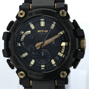 カシオ CASIO Gショック MTG MTG-B3000BDE-1AJR ソーラー メタルブラック 文字盤 3針式 メンズ 腕時計 【xx】【中古】4000020800200330