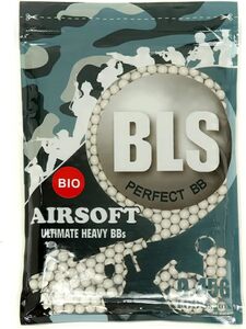 【新品】BLS Ultimate Heavy PLA バイオBB弾 0.45g 1000発 高精度ベアリング研磨 植物由来のバイオBB弾！サバイバルゲームに！