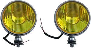 20φ 100W 24V retro specification foglamp halogen type 2 piece set yellow [ Okinawa * remote island shipping un- possible ]