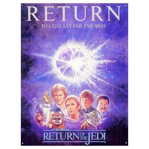 スターウォーズ エピソード６ ジェダイの帰還 RETURN OF THE JEDI アメリカンブリキ看板 メタルプレート