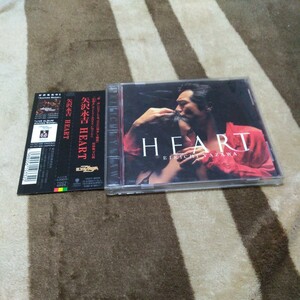 CD 矢沢永吉 音楽アルバム HEART ハート 涙が…涙が もう戻れない 闇の中のハリケーン 東京 黄昏に捨てて 魅惑のメイク この海に 他 11曲