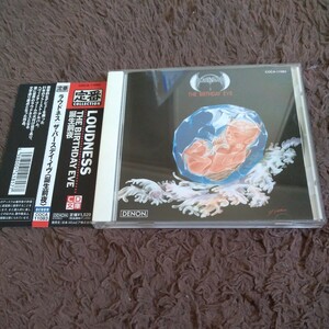 LOUDNESS ラウドネス CD THE BIRTHDAY EVE~誕生前夜~ 帯付き ジャパメタ 廃盤
