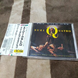 日本盤 スージー・クアトロ / グレイテスト ヒッツ (ベスト) SUZI QUATRO / THE WILD ONE~GREATEST HITS (BEST) CD 帯付き