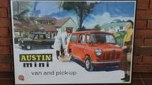 BMC純正オリジナルポスターAUSTIN MINI VAN PICK-UP オースチン　ミニバン　ピックアップ_画像7