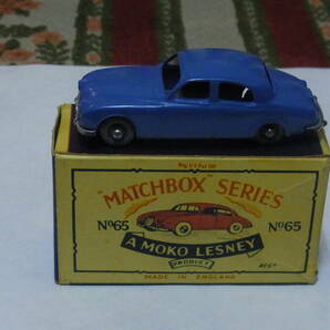 MATCHBOX ６５ JAGUAR 3.4 １９５９年 英国製 マッチボックス ジャガー3.4の画像1