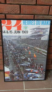 1969 год Ла Манш 24 гонки постер оригинал 