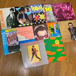 12枚セット Elvis Costello Nick Lowe Rockpile Dave Edmunds Joe Jacksonレコード