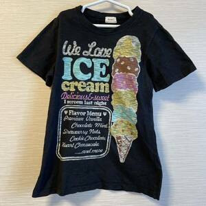 Mサイズ　SHC アイスクリーム柄　Tシャツ　女の子　160