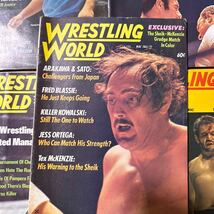 3239　洋雑誌　 プロレス雑誌　WRESTLING WORLD　1971/72年　6冊　_画像2