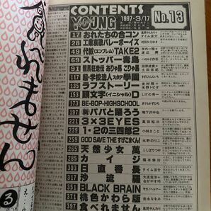 3263 ヤングマガジン 1997/3 雛形あきこ・ピンナップ 藤村ちか 三好理佳 古川恵実子鈴木紗理奈の画像5