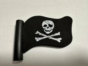 海賊旗 パイレーツフラッグ ドクロ アンテナトッパー アンテナボール　アンテナトップ フラッグ JDM USDM 街道レーサー 送料無料