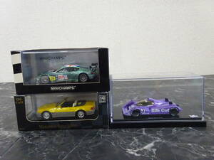 【ミニカー ジャンクセット】 1/43 MINICHAMPS アストンマーチン DBRS9 / provence moulage jaguar xjr 14 / メルセデスベンツ 600SL