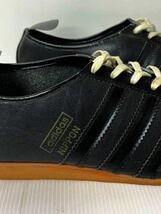 超稀少 adidas Nippon west Germany 西ドイツ製品 アウトソール29.0㎝スニーカー 黒 レザー 本革 ヴィンテージ ビンテージ_画像3