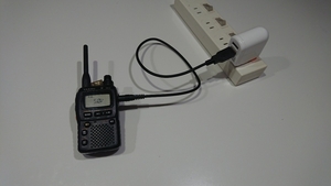 【新品・送料無料】YAESU VX-3, VX-2, VX-1, VR-160用 USB電源ケーブル ショートタイプ 
