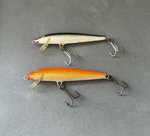 フローティング 9 セット F-9 オールド ラパラ フィンランド 製 RAPALA オリジナル FLOATING バス釣り 引退 2 個