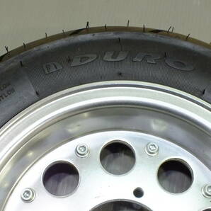 ♪♪ モンキー Z50J 4L タケガワ アルミホイール 8X3.5 ダンロップDURO 110/80-8 バリ山タイヤ付 シルバーアルミホイール TAKEGAWA 武川の画像2