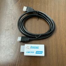 603p0630☆ L'QECTED Wii To HDMI 変換アダプタ(1.5M HDMI接続ケーブルが付属します) Wii専用HDMI コンバーター_画像1