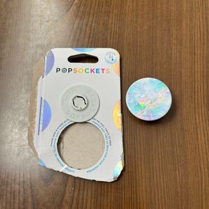 603p1337☆ PopGrip Opal POPSOCKETS（ポップソケッツ） スマホリング スマホスタンド スマホグリップ スマホアクセサリー 