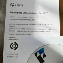 603p1345☆ Claris FileMaker Claris FileMaker Pro 2023_画像3
