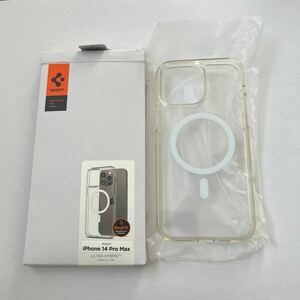 603p2223☆ Spigen iPhone14ProMax ケース MagSafe対応 マグネット搭載 黄変なし 2重構造 米軍MIL規格取得 耐衝撃 すり傷防止 