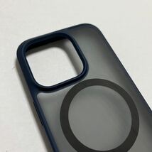 603p2910☆ 【米軍規格・Magsafe対応】TORRAS iPhone15pro 用 ケース 半透明 マグネット搭載 耐衝撃 マット感 黄ばみなし ストラップホール_画像7