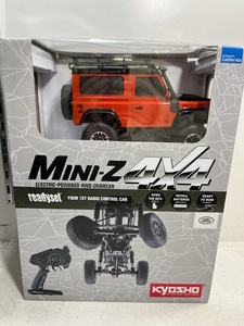 京商 1/24RC ミニッツ4×4 レディセット ランドローバー ディフェンダー 90 アドベンチャー フェニックスオレンジ 現状受け渡し品