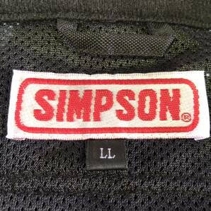 シンプソン (SIMPSON) 半袖切り替え 春夏 メンズLLサイズ メッシュジャケット バイクジャケット KTM 中古 NO298の画像6