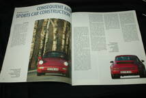 ★1991年4月 ポルシェ広報誌 クリストフォーラス christophorus 229号 (964RS試乗/デイトナ24時間/550/フットワークF1) 英語版＋日本語訳本_画像3