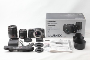 ◆ Почти новый ◆ Panasonic Lumix DMC-GF5WA Double Zoom Kit Esprit Black Accessories Complete Men Box ◇ YM44008