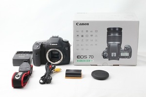 ◆超極上美品◆キヤノン Canon EOS 7D ボディ 僅か14450ショット 付属品満載 元箱◇M44151