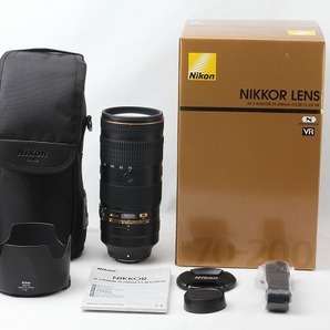 ◆超極上美品◆ニコン Nikon AF-S NIKKOR 70-200mm F2.8E FL ED VR 付属品完備 元箱◇44163の画像1