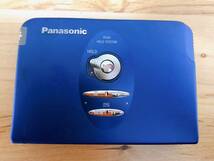 ★ジャンク美品★ Panasonic パナソニック RQ-SX33-A カセットプレイヤー ブルー_画像3