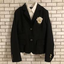 SISTER JENNI シスタージェニー セットアップ 150 ブラック ジャケット スカート 発表会 入学式 卒業式 リボン 制服 ブレザー_画像3