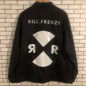 KILL FRENZY コーチジャケット L ブラック IVYLAV MTV TOWER RECORD supreme STUSSYの画像1