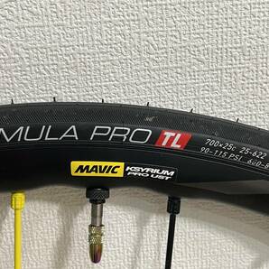 mavic マビック キシリウムプロ KSYRIUMPRO DISC チューブレスレディー ホイールセットの画像3