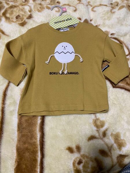 ミモランド 長袖Tシャツ 90cm 食べ物シリーズ