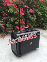 小型 本革レザー キャリーケース 機内持ち込み可 スーツケース19インチ 本物 旅行 ビジネス 牛革 4輪キャリーバッグ_画像2