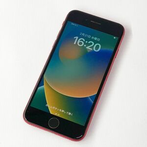 《ジャンク扱い》SIMフリー iPhoneSE 第2世代 64GB プロダクトレッド MX9U2J／A【利用制限:-】【iOS16.1.2】《スマホ・山城店》◆S610