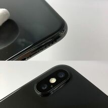 au iPhone X 256GB MQC12J/A スペースグレイ【利用制限:○】【iOS 16.7.4】《スマホ・山城店》◆S608_画像3