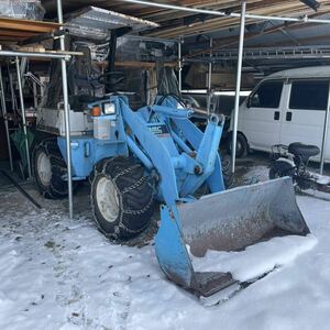 [ actual work car ] Hitachi HITACHI wheel loader LX20 snow blower 