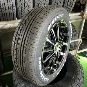 【200系ハイエース専用】車検対応 新品タイヤホイール4本セット PCD139.7/6H 215/60R17 ヨコハマ パラダ 17インチ ホワイトレターBD12