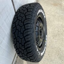 【新品】プロボックス ADバン タイヤホイールセット ヨコハマ ジオランダー X-AT 175/80R14 ホワイトレター 14インチ NOEL 夏タイヤ_画像3