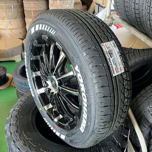 【新品】車検対応 ハイエース200系 夏タイヤ ホイール4本セット 215/60R17 ヨコハマ パラダ 17インチ ホワイトレターBD12 新品 YOKOHAMA