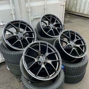 ベンツ BENZ Cクラス W205 19インチ タイヤホイール 当社特選タイヤ 225/40R19 4本セット 1台分