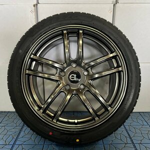 【新品4本セット】プリウス 30系 50系 ウィッシュ サマータイヤ 17インチ 当社特選タイヤ 215/45R17 タイヤホイール 1台分