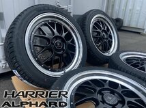 新品 19インチ タイヤホイール アルファード ヴェルファイア ハリアー RAV4 アウトランダー BD00 特選タイヤ 245/40R19 8.5J +35 114.3-5H_画像3