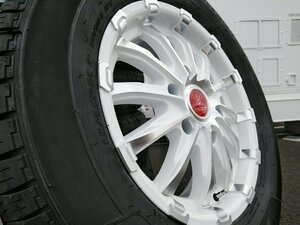 車検対応 ハイエース200系 タイヤホイールセット 16インチ BD12 SAILUN COMMERCIO PRO 215/65R16