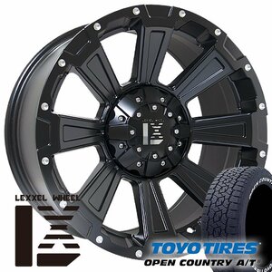 ランドクルーザー 300 ランクル300 17インチ LEXXEL DeathRock TOYO オープンンカントリー AT3 265/70R17 タイヤホイール セット