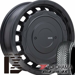 ジムニー シエラ JB74W タイヤホイール 4本セット 1台分 16インチ LEXXEL SwaGGer YOKOHAMA BluEarth 4S 215/70R16 オールシーズンタイヤ